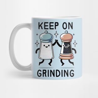 Keep On Grinding: Salt & Pepper Duo Mug